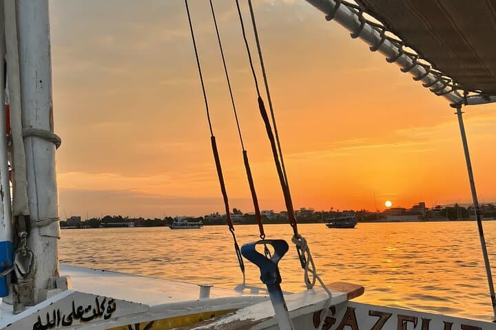 Sunset Felucca and Karnak Sound & Light: Private Luxor Evening photo 4