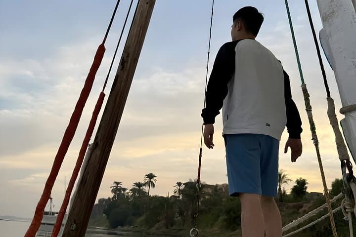 Sunset Felucca and Karnak Sound & Light: Private Luxor Evening photo 6