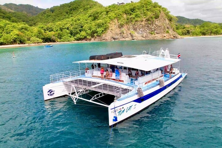 Tamarindo Sunset Catamaran: Snorkel with Dolphins, Turtles & Open-Bar Cruise