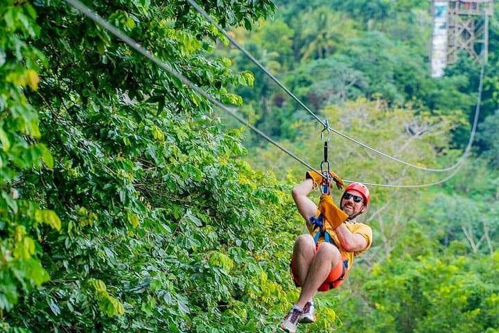 Dual Zipline Adventure in Punta Cana: Race Through the Rainforest Canopy