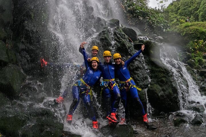 Ribeira dos Caldeirões Canyoning — São Miguel Waterfall Rappels & Natural Slides photo 2