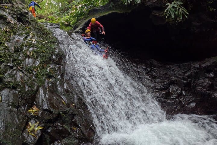 Ribeira dos Caldeirões Canyoning — São Miguel Waterfall Rappels & Natural Slides photo 3