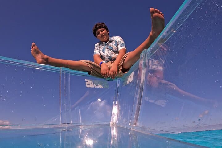 Cancun Clear Boat Tour: Transparent Boat Through Nichupte Lagoon & Caribbean Reef photo 5