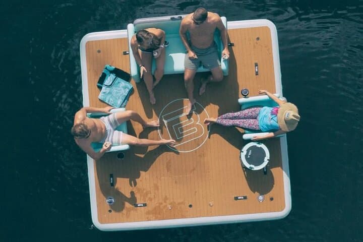 St. Thomas Inflatable Dock Rental — 7x7 Floating Platform with Delivery photo 3