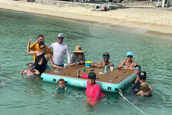 St. Thomas Inflatable Dock Rental — 7x7 Floating Platform with Delivery photo 6