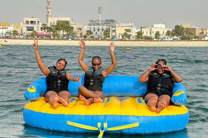 Dubai Donut Ride: Family-Friendly Inflatable Boat Adventure on the Gulf photo 1