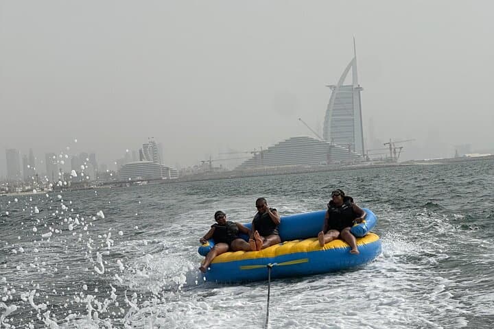 Dubai Donut Ride: Family-Friendly Inflatable Boat Adventure on the Gulf photo 4