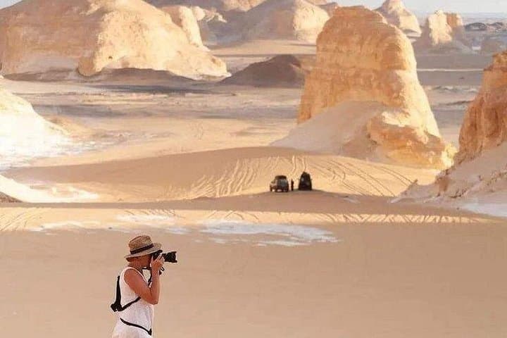 2-Day White and Black Desert Safari from Cairo — Camping, Crystal Mountain & Black Desert