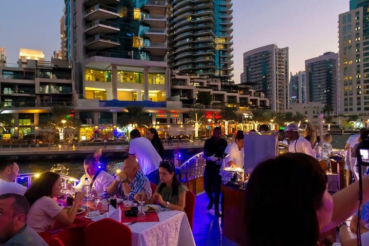 Dubai Marina Dhow Dinner Cruise: Night Skyline Views & Buffet photo 4