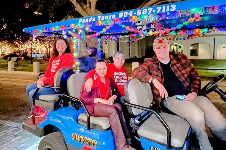 St. Augustine Nights of Lights: Private Electric Joy Ride (Up to 7) photo 2