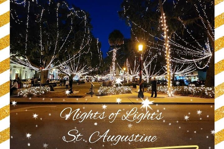 Private Nights of Lights Golf Cart Tour — St. Augustine Evening Ride photo 6