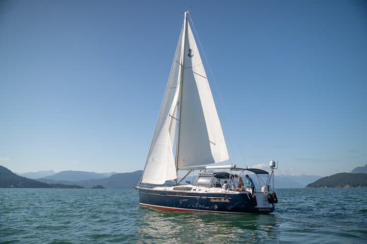 Howe Sound Afternoon Sailing from Squamish on a Beneteau 49