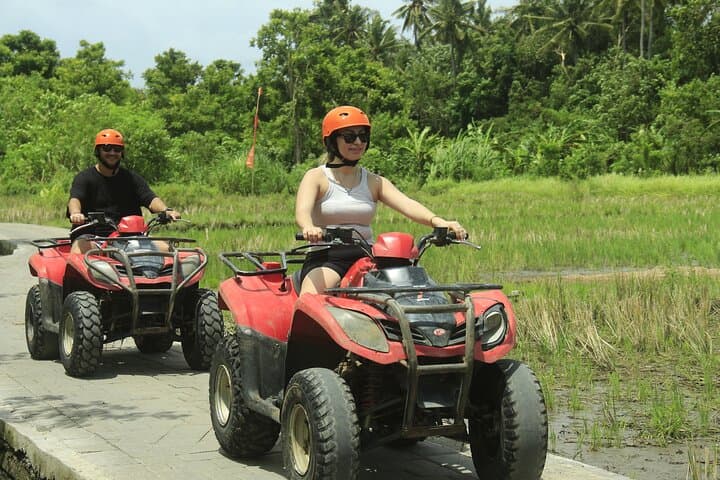 Ubud ATV Adventure: ATV Ride, Monkey Forest, Tegalalang & Tirta Empul Day Tour photo 3