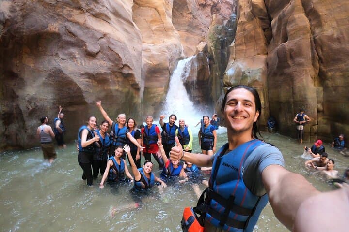 Wadi Mujib Canyoning: Full-Day Siq Trail Adventure from Amman
