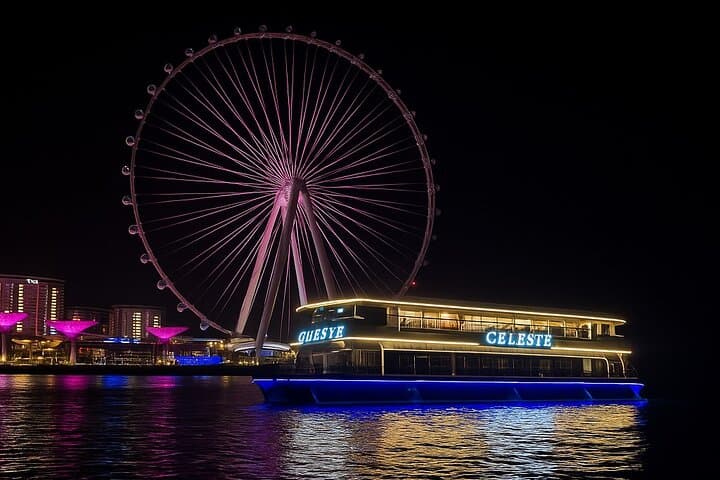 Dubai Marina Luxury Yacht Dinner Cruise — 5-Star Buffet & Night Skyline Views