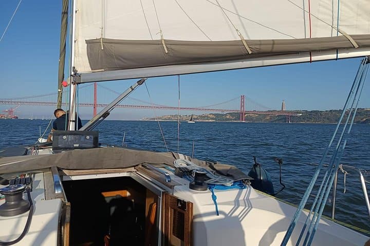 Private Afternoon Sailing on Lisbon’s Tagus: Sunset Views of Belém and 25 de Abril Bridge photo 1