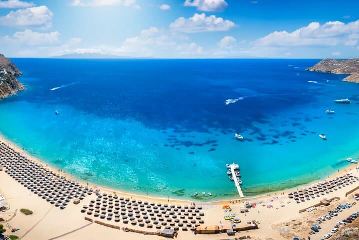 Elia Beach & Mykonos Town Shore Excursion — Swim, Stroll, Taste the Aegean