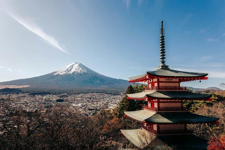Mount Fuji Day Tour — Fuji's Sacred Circle: Chureito Pagoda, Kawaguchiko & Oshino Hakkai