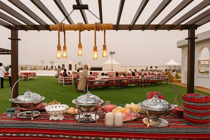 Premium Dubai Desert Safari: Dune Bashing, Sandboarding, Camel Ride & BBQ Experience photo 6