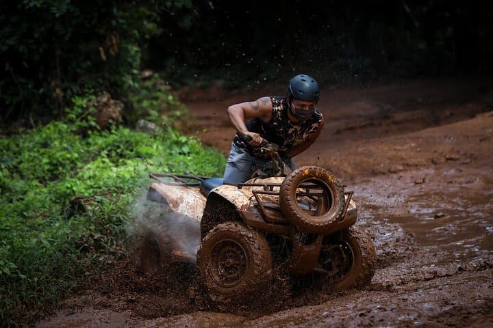 Half-Day Cancun ATV Adventure with Ziplines and Cenote Swim photo 2
