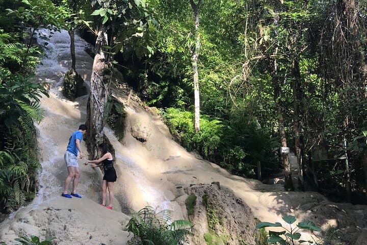 Chiang Mai Sticky Waterfall & Ethical Elephant Sanctuary Day Trip with Blue Temple