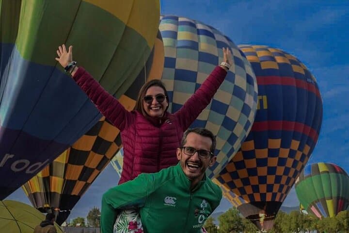 Private Romantic Balloon Flight Over Teotihuacan: Sunrise Above the Pyramids