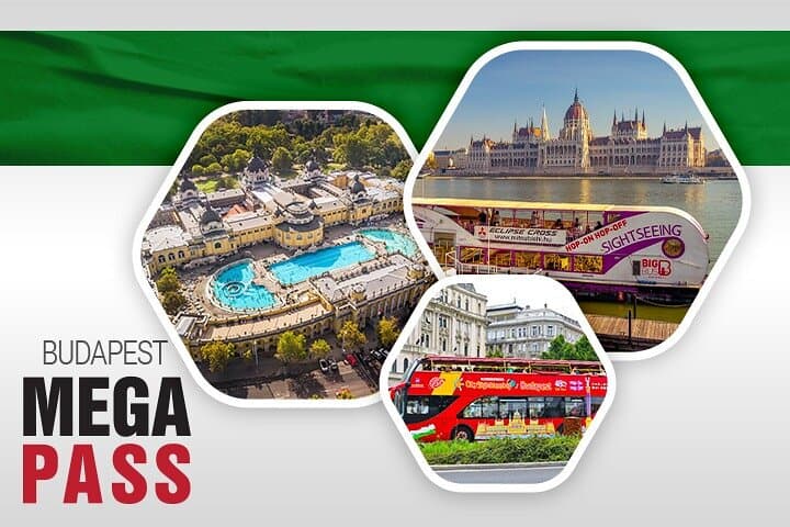 Budapest MegaCombo: Szechenyi Spa, Danube Cruise & Hop-On Hop-Off