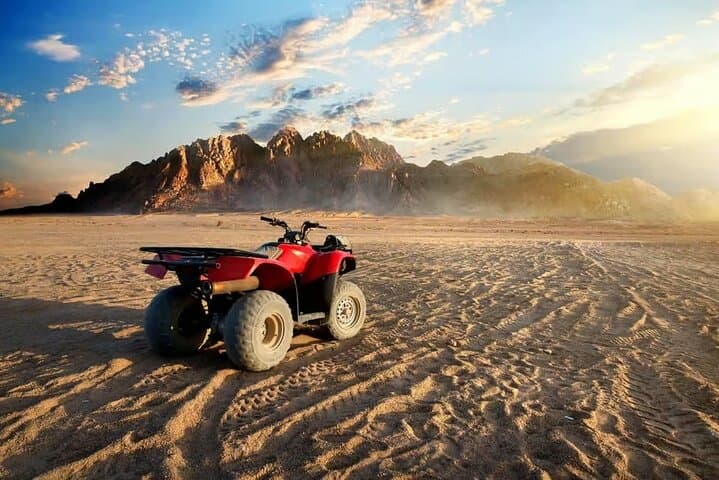 Hurghada Desert Quad Adventure: 3-Hour Quad, Camel & Bedouin Village Experience photo 3