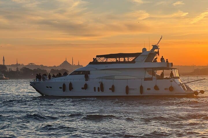 Bosphorus Sunset Cruise: 2.5-Hour Luxury Yacht Tour in Istanbul photo 1