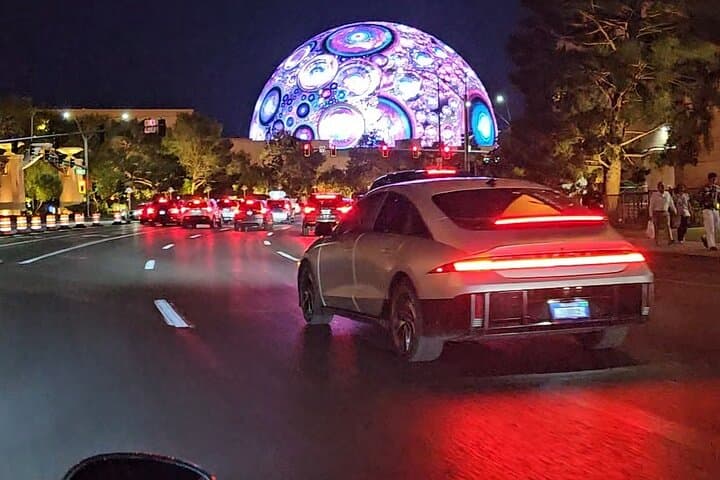 Sunset Sphere Driving Tour: Private 1.5-Hour EVR Strip and Fremont Night Experience photo 2
