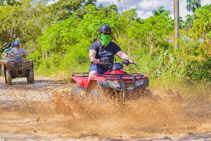 Punta Cana ATV & Buggy Beach Safari with Taino Cave Swim photo 4