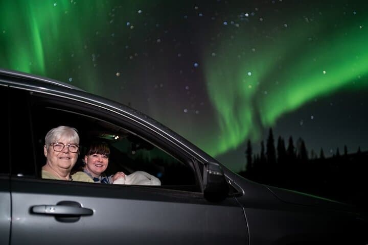 First or Last Call Aurora Tour — Fairbanks Mini Aurora Chase for Arrival or Departure