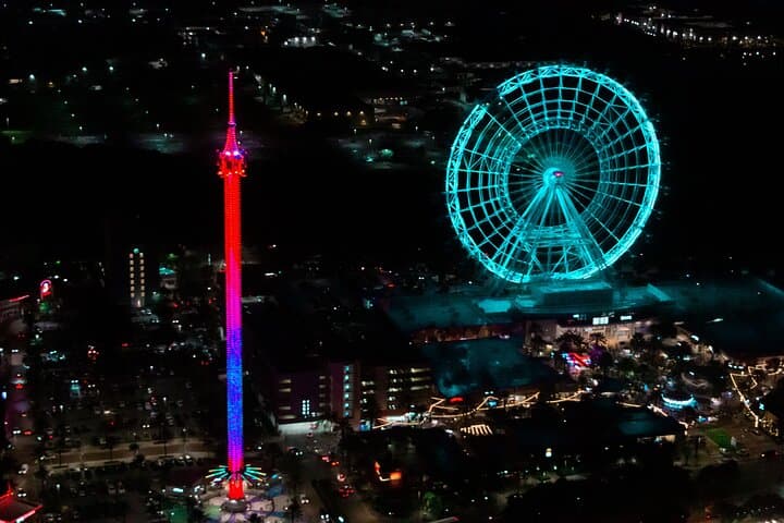 After-Hours Helicopter Tour Over Orlando Theme Parks — 15-Min Night Flight