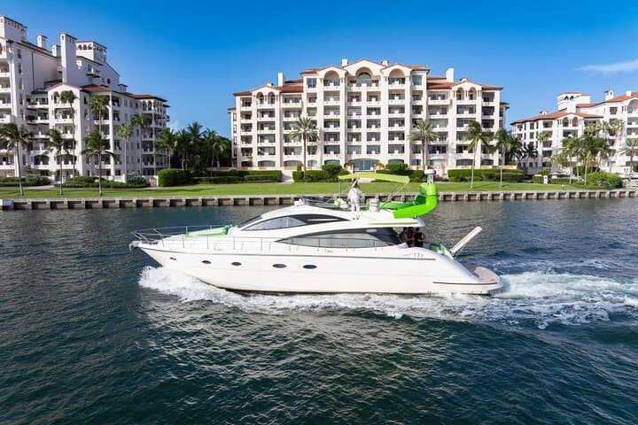 Miami Private Yacht Charter: 70ft Cruise from Miami River to Biscayne Bay photo 1