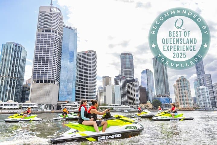 Brisbane River Sunset Jet Ski Tour: Bridge-to-Bridge City Lights Ride