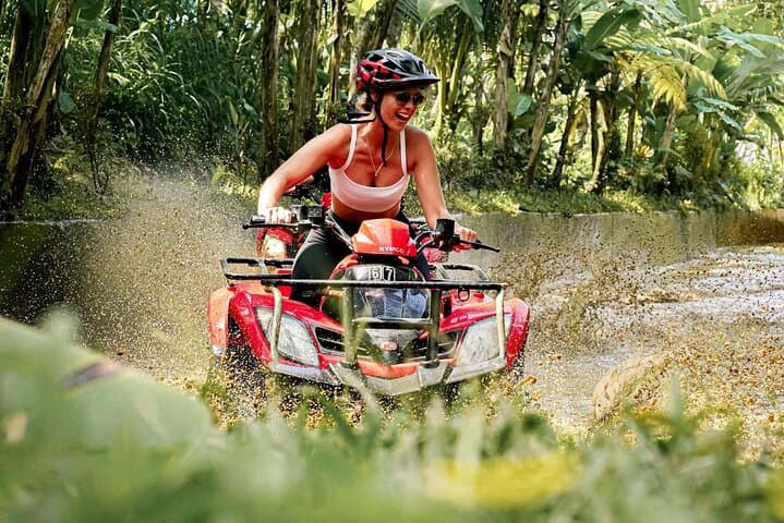 Gorilla Cave ATV Adventure in Ubud: Jungle Quad Ride with Lunch & Pool
