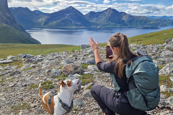 Whale Island Cliff Hike — Kvaløya's Brosmetinden Over the Arctic Ocean photo 4