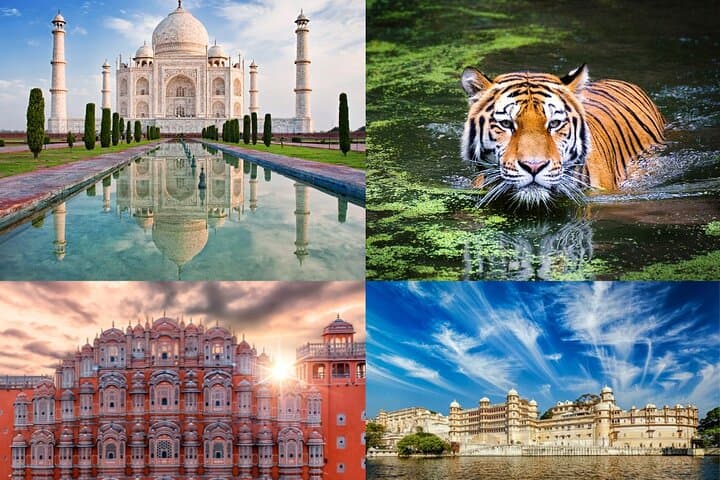 8-Day Golden Triangle Tour with Ranthambore & Udaipur — Taj Mahal, Tigers & Lakes