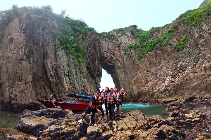 Geopark Double Sea Arches Coasteering: Swim Caves & Volcanic Columns in Sai Kung photo 5