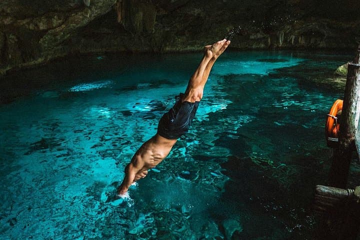 Private Cenote Adventure Near Cancun: Swim 3 Cenotes, Zipline & Waterfall photo 3