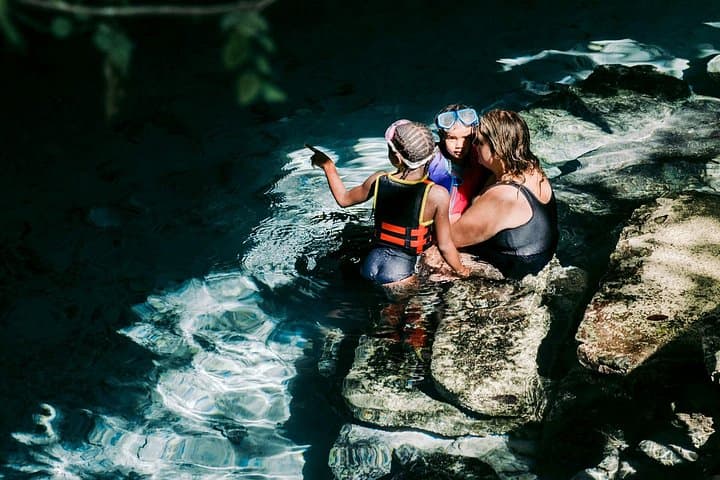 Private Cenote Adventure Near Cancun: Swim 3 Cenotes, Zipline & Waterfall photo 4