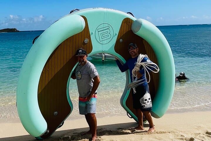 Inflatable Hangout Multi-Day Rental on St Thomas and St John — Delivered Beach Float