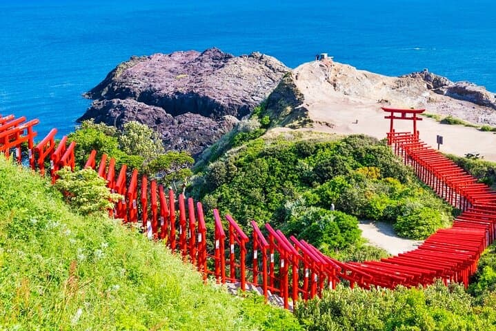Northern Kyushu Day Tour: Akiyoshido Cave, Motonosumi Inari & Tsunoshima Bridge