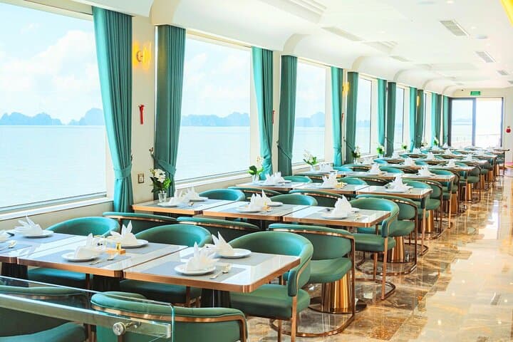 Leona 5-Star Luxury Day Cruise in Halong Bay — Sundeck Lunch, Caves & Titov Island photo 4