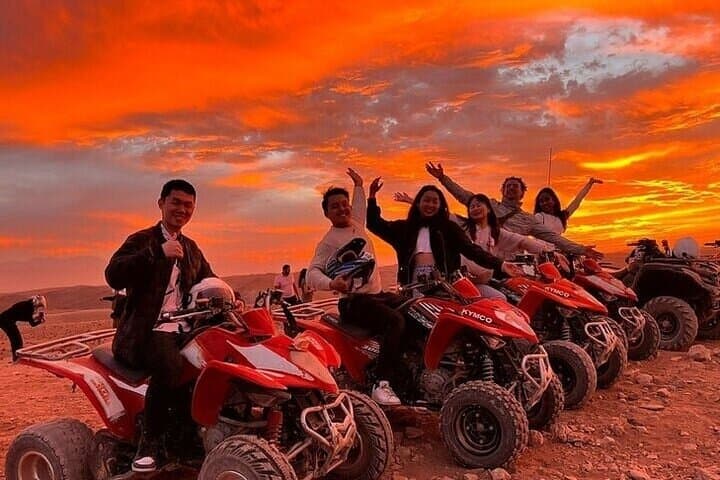 Agafay Desert ATV and Sunset Camel Ride with Berber Dinner from Marrakech