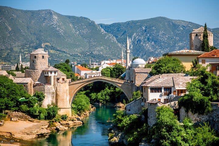 Day Trip to Mostar & Kravice Waterfalls from Split: Stari Most, Blagaj & Waterfall Views photo 2