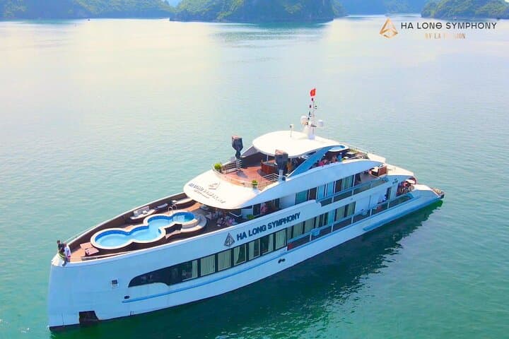 Ha Long Bay Day Cruise: Symphony 5-Star Highlights, Caves, Kayaks & Ti Top photo 1