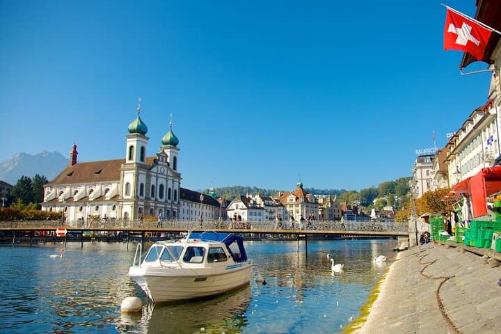 Basel to Mount Titlis & Lucerne Private Day Trip — Rotair, Cliff Walk & Glacier Cave photo 5
