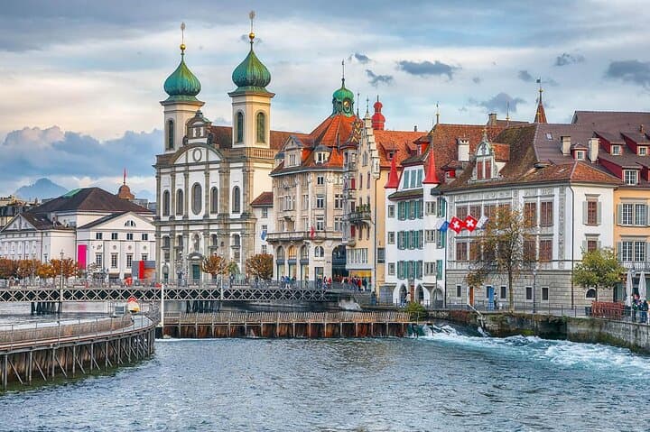 Basel to Mount Titlis & Lucerne Private Day Trip — Rotair, Cliff Walk & Glacier Cave photo 3