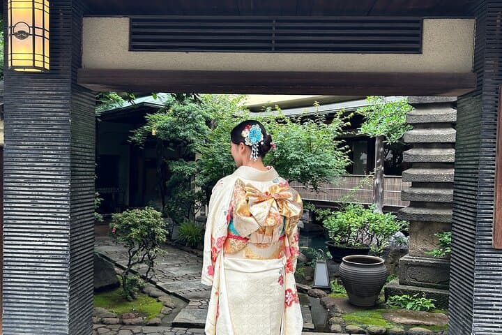 Asakusa Kimono Photo Walk — Senso-ji, Tea Ceremony & Calligraphy Experience in Tokyo photo 1